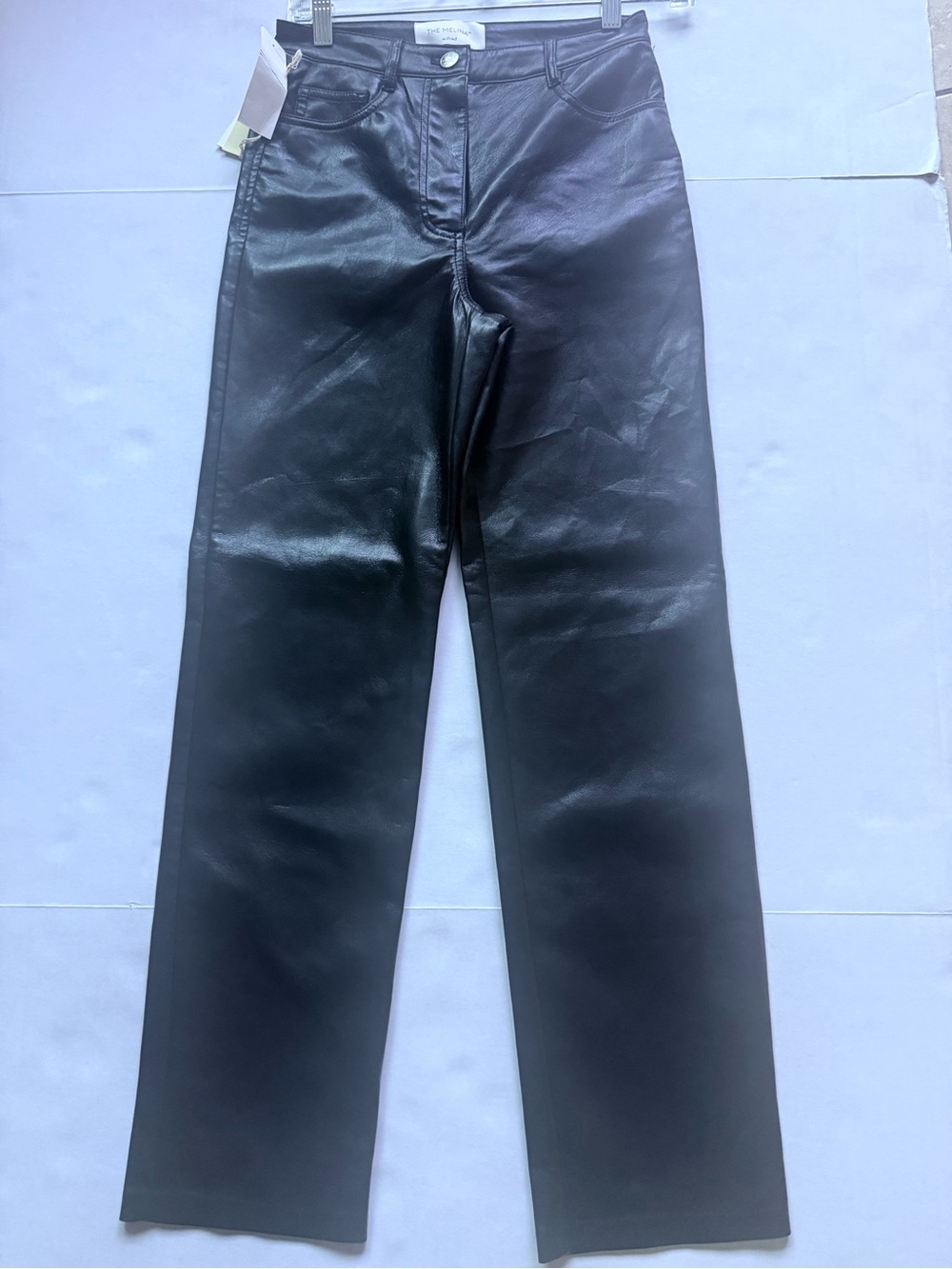 Wilfred The Melina High-Waisted Vegan Black Leather Pants